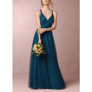 Anthropologie BHLDN Hitherto Zaria Bridesmaid / Formal Dress in Sapphire Size 2